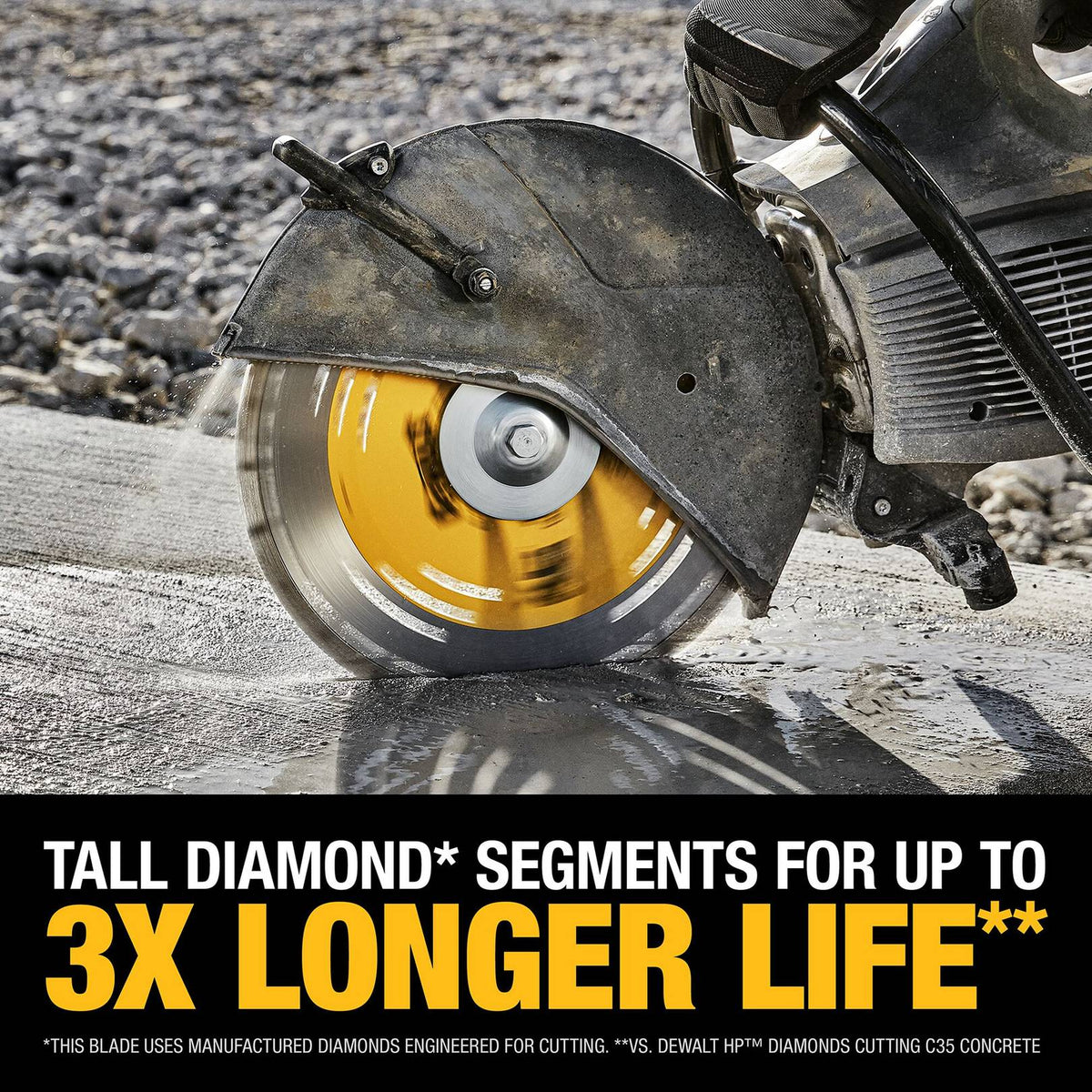 DEWALT DW4721T 12In Segmented Xp All Purpose - feature callout