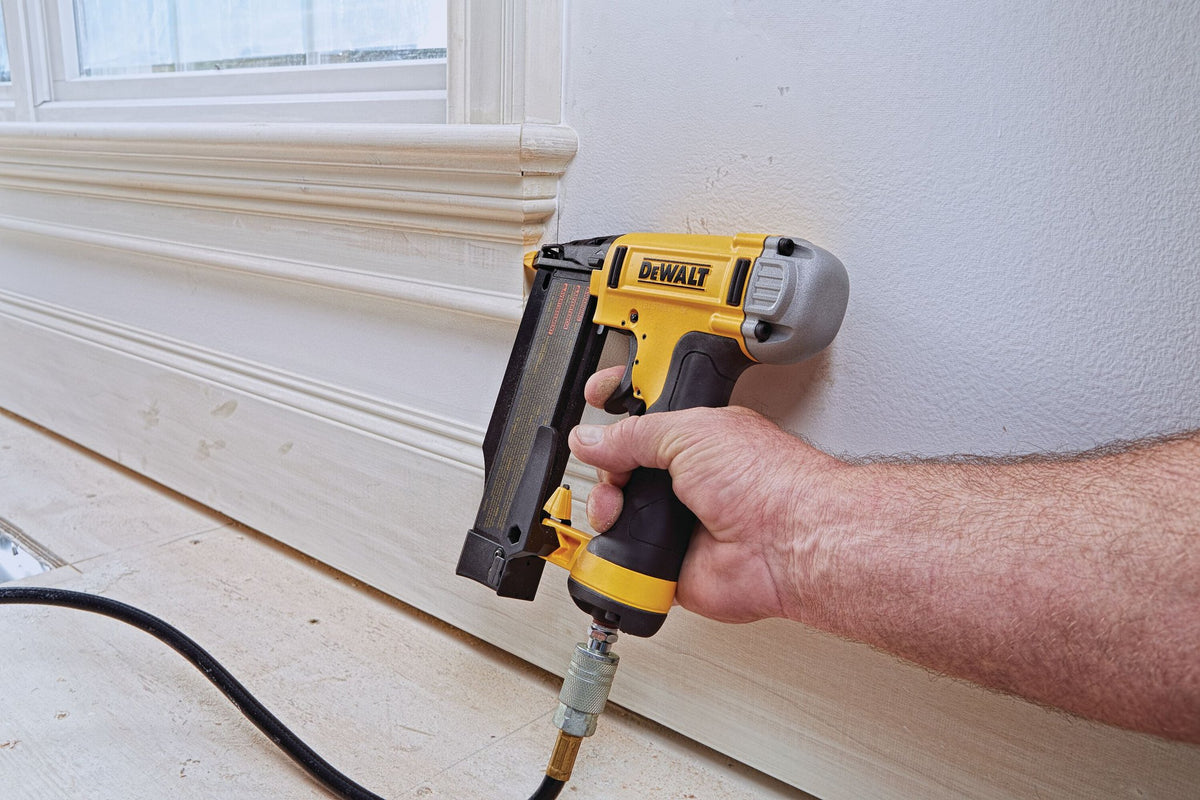 DEWALT DWFP2350K 23 Guage 2" Pinnailer Kit - in use
