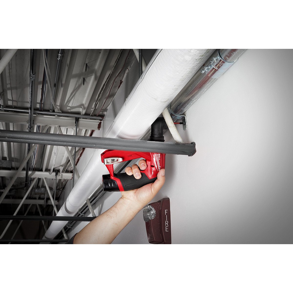 Milwaukee 2505-22 M12 FUEL™ Installation Drill/Driver Kit - in use