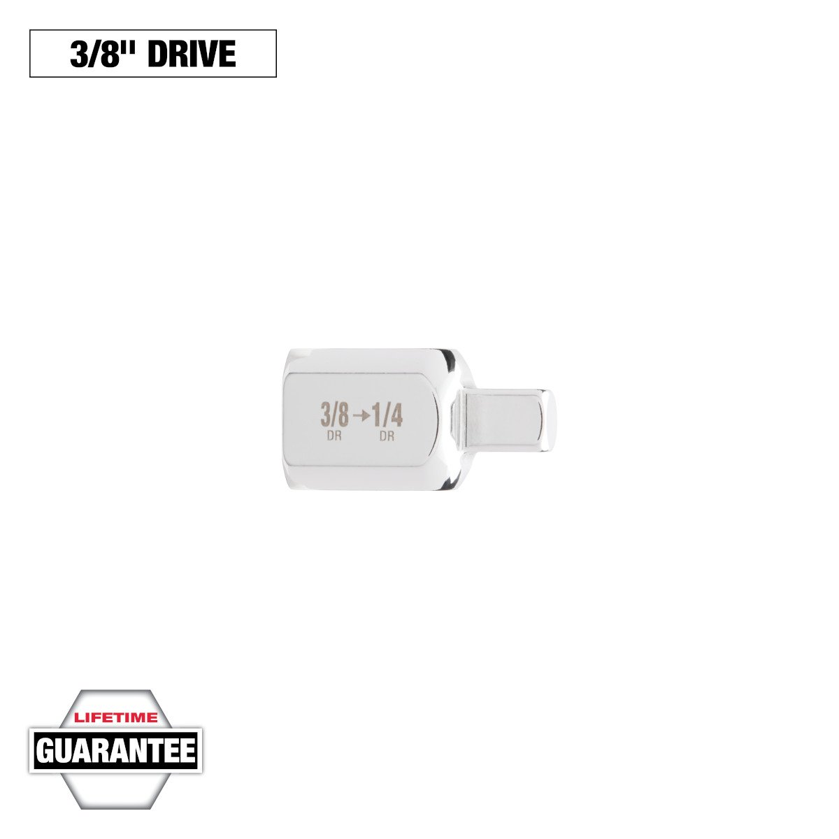 Milwaukee 42-04-9112 3/8" Drive 3/8"F X 1/4"M Adapter - feature callout