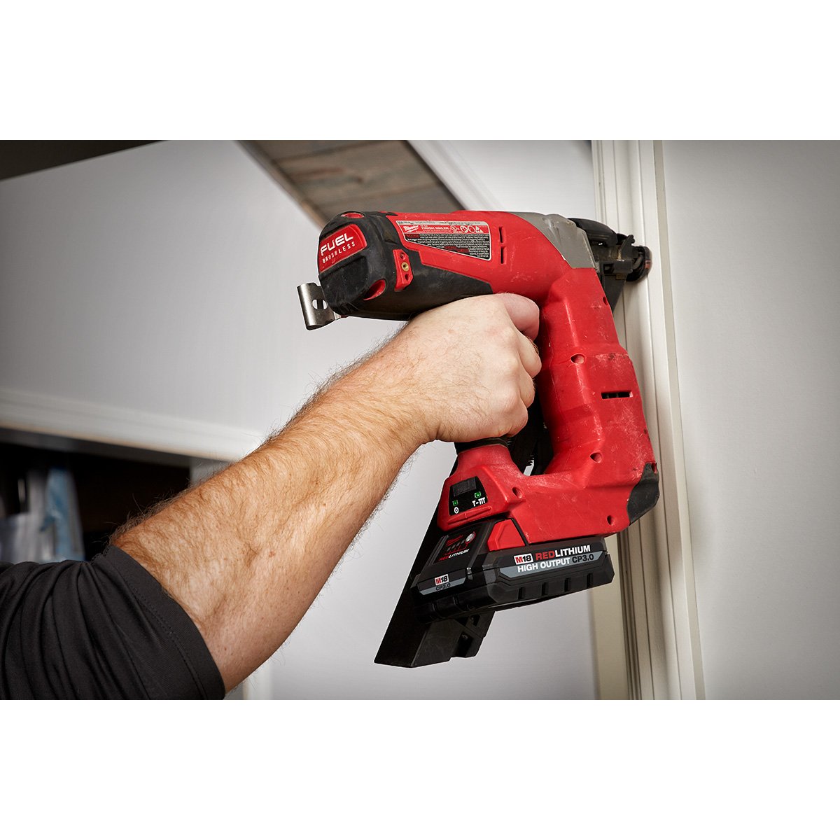 Milwaukee 48-11-1835 M18™ REDLITHIUM™ HIGH OUTPUT™ CP3.0 Battery - in use