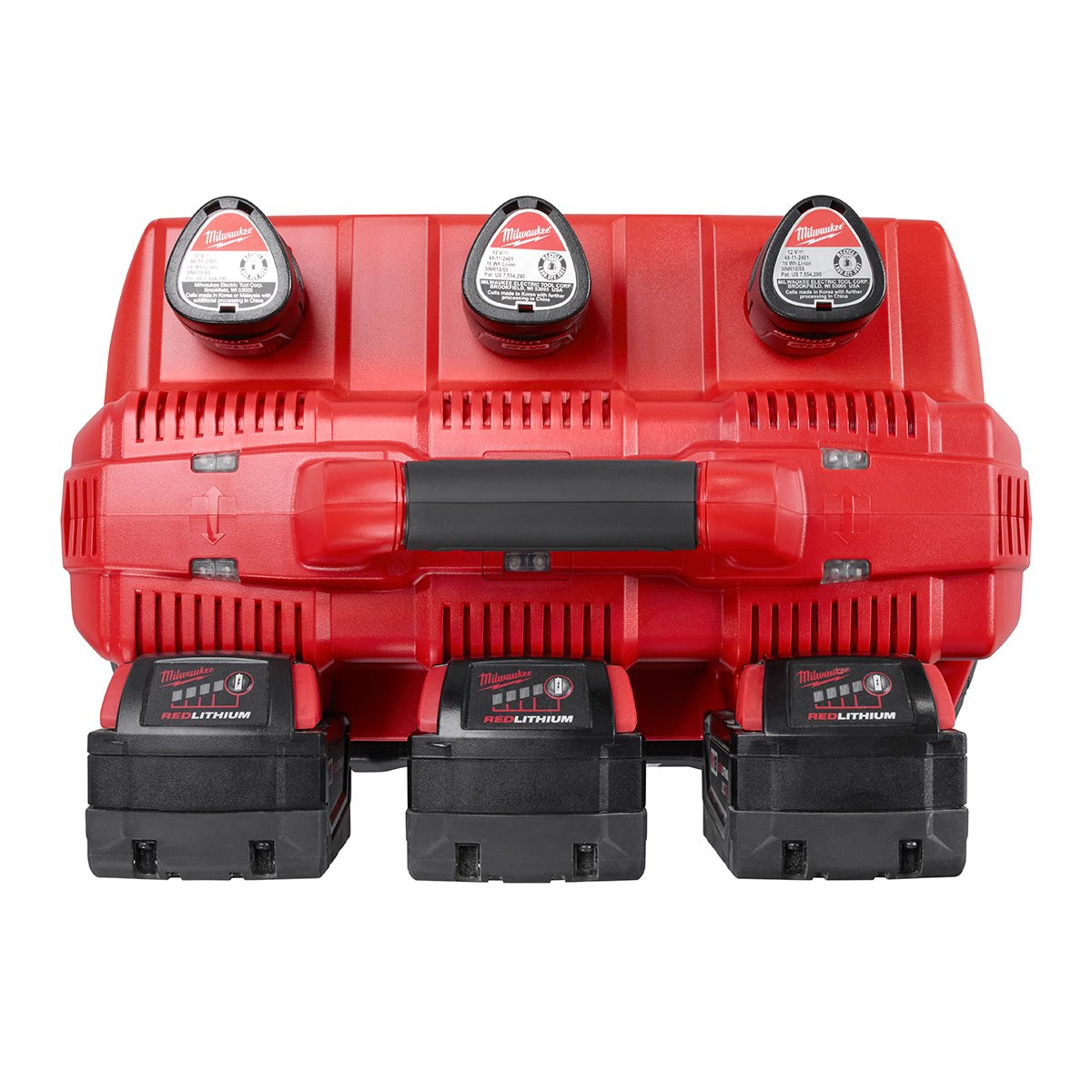 Milwaukee 48-59-1807 M18™ & M12™ Rapid Charge Station - in use