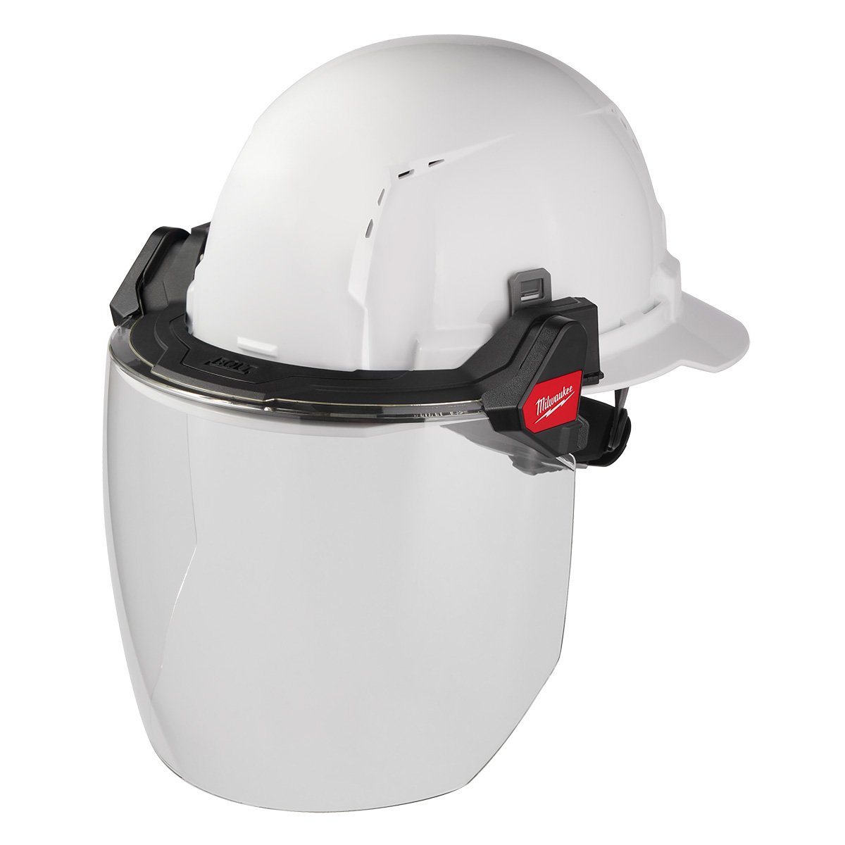 Milwaukee 48-73-1420 BOLT™ Full Face Shield - Clear Dual Coat Lens (Compatible with Safety Helmets & Hard Hats) - product view