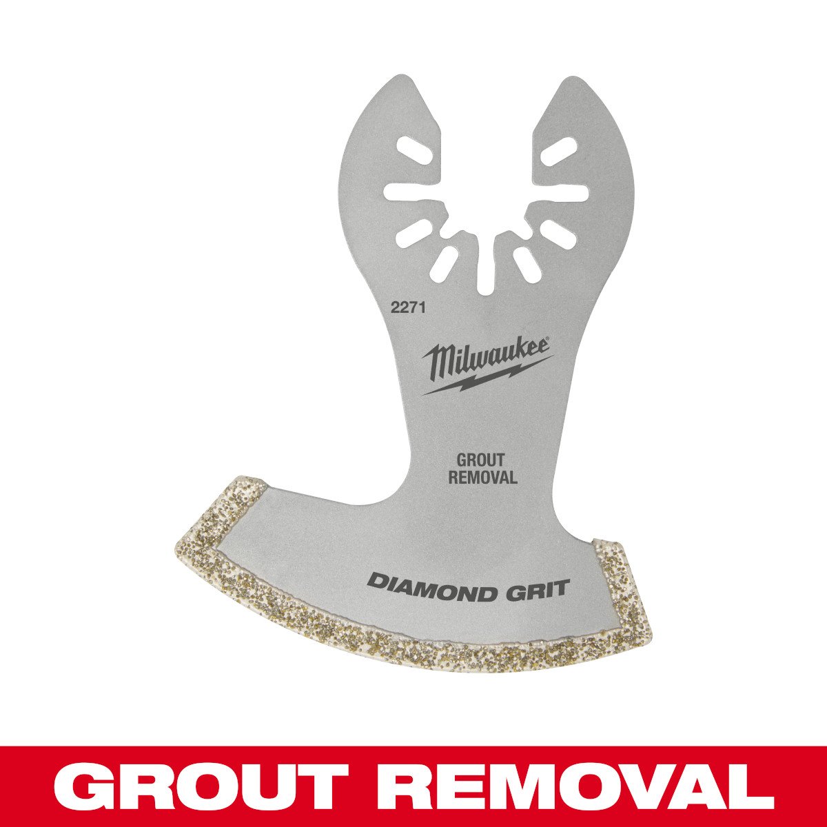 Milwaukee 49-25-2271 OPEN-LOK Diamond Grit Boot Blade 1 Pk - feature callout