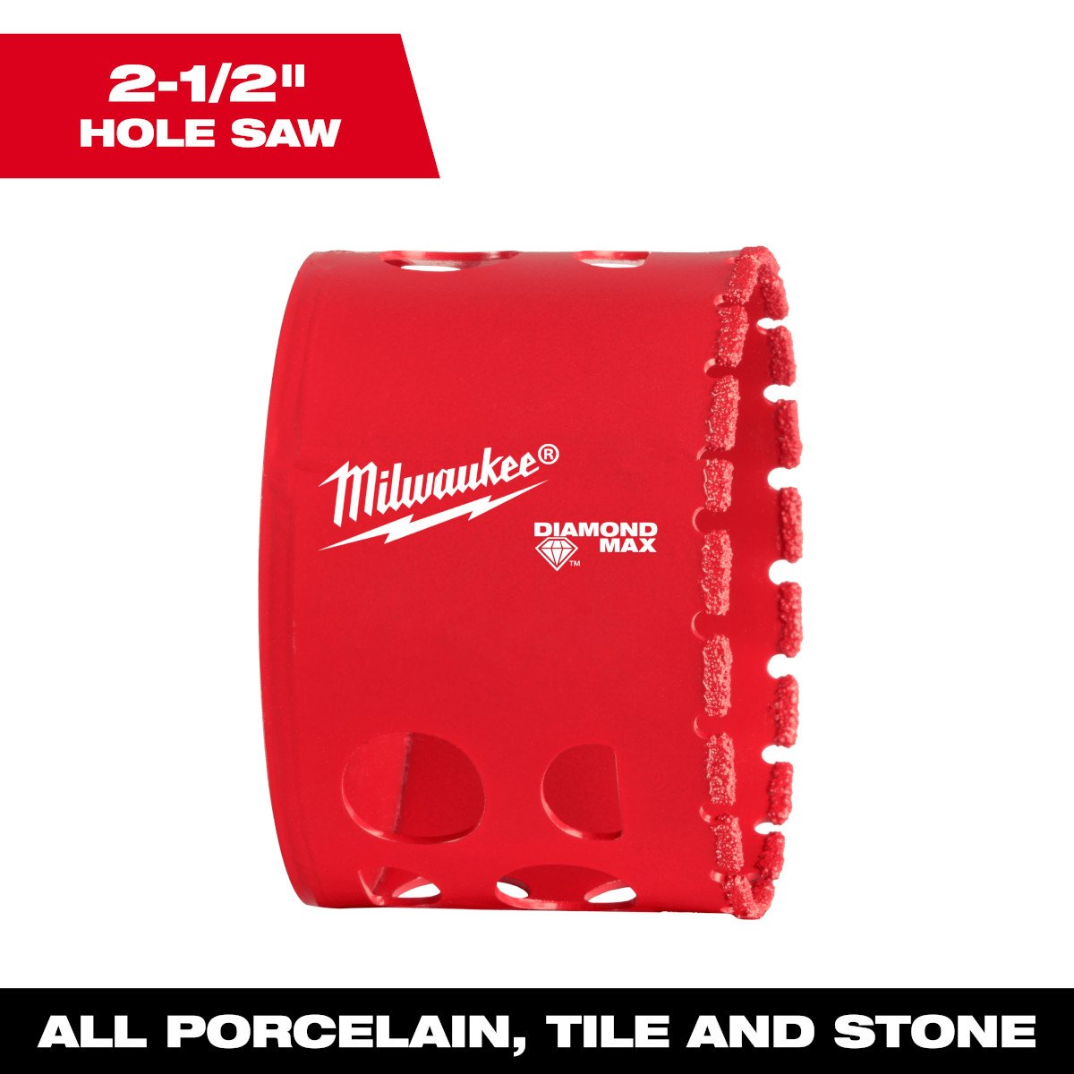 Milwaukee 49-56-5660 2-1/2" Diamond Max™ Hole Saw - feature callout