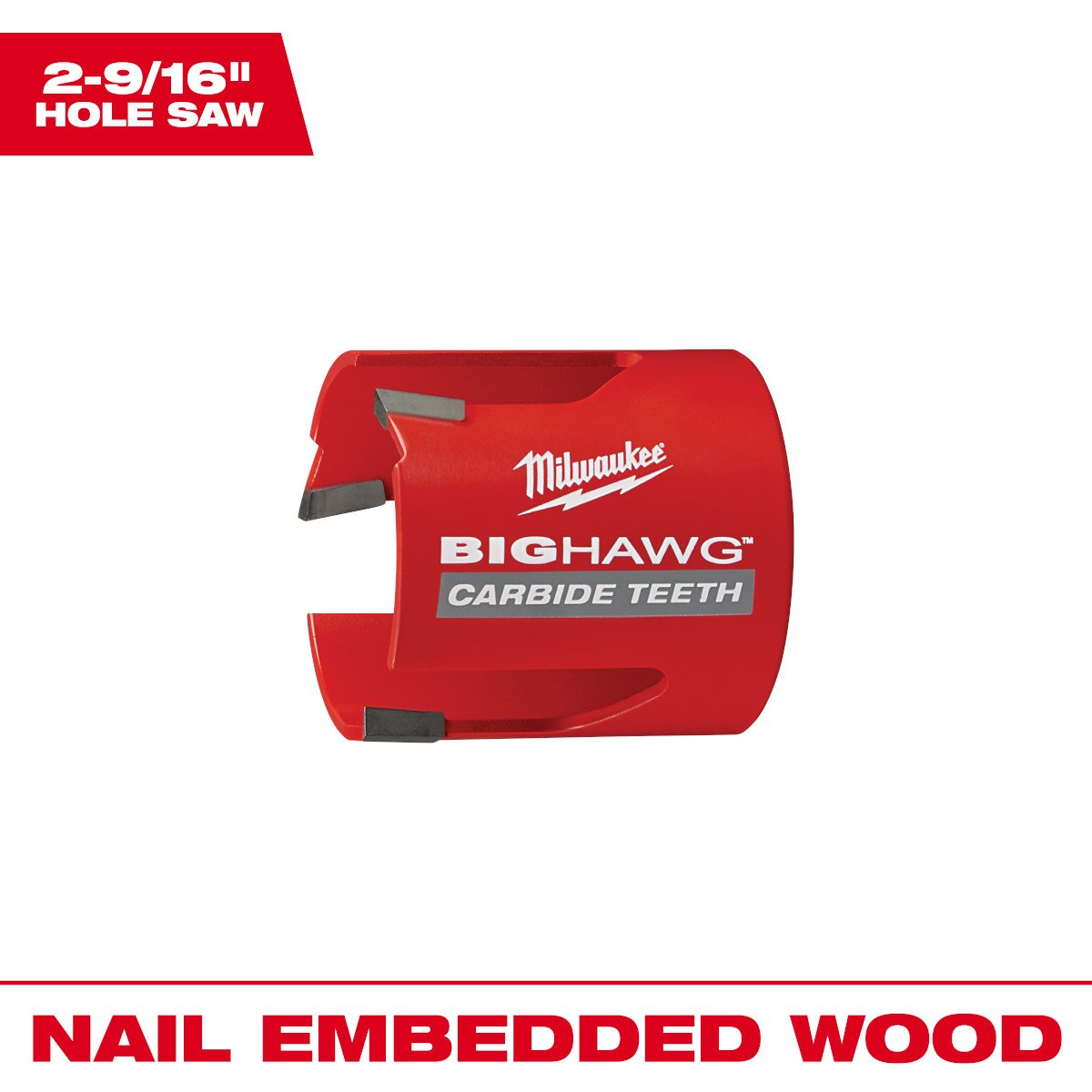 Milwaukee 49-56-9220 BIG HAWG™ with Carbide Teeth - feature callout