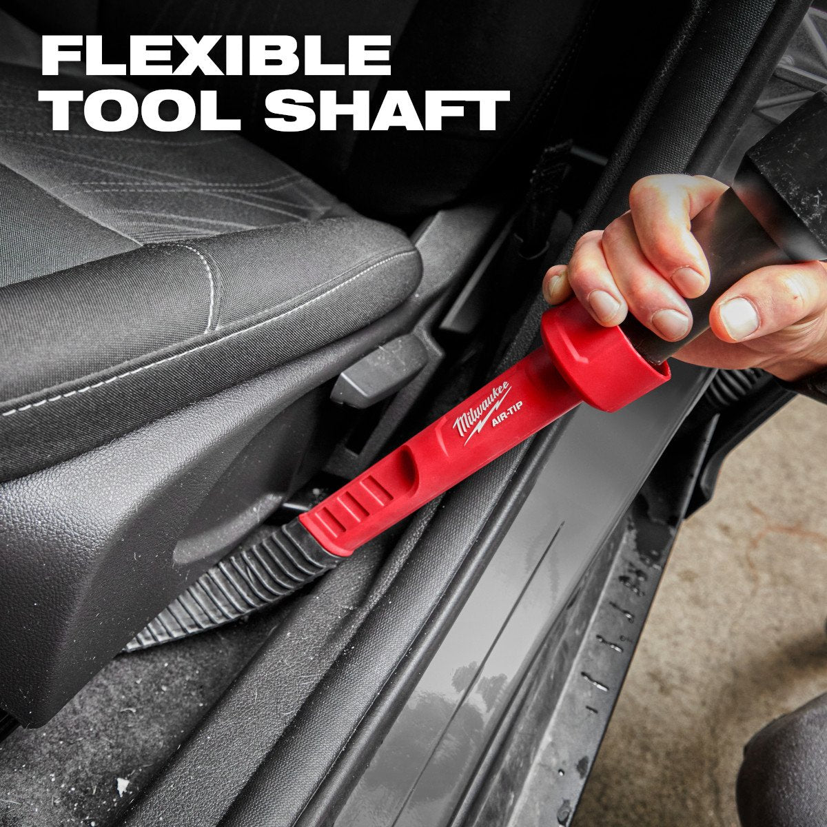 Milwaukee 49-90-2030 AIR-TIP™ Flexible Long Reach Crevice Tool - feature callout