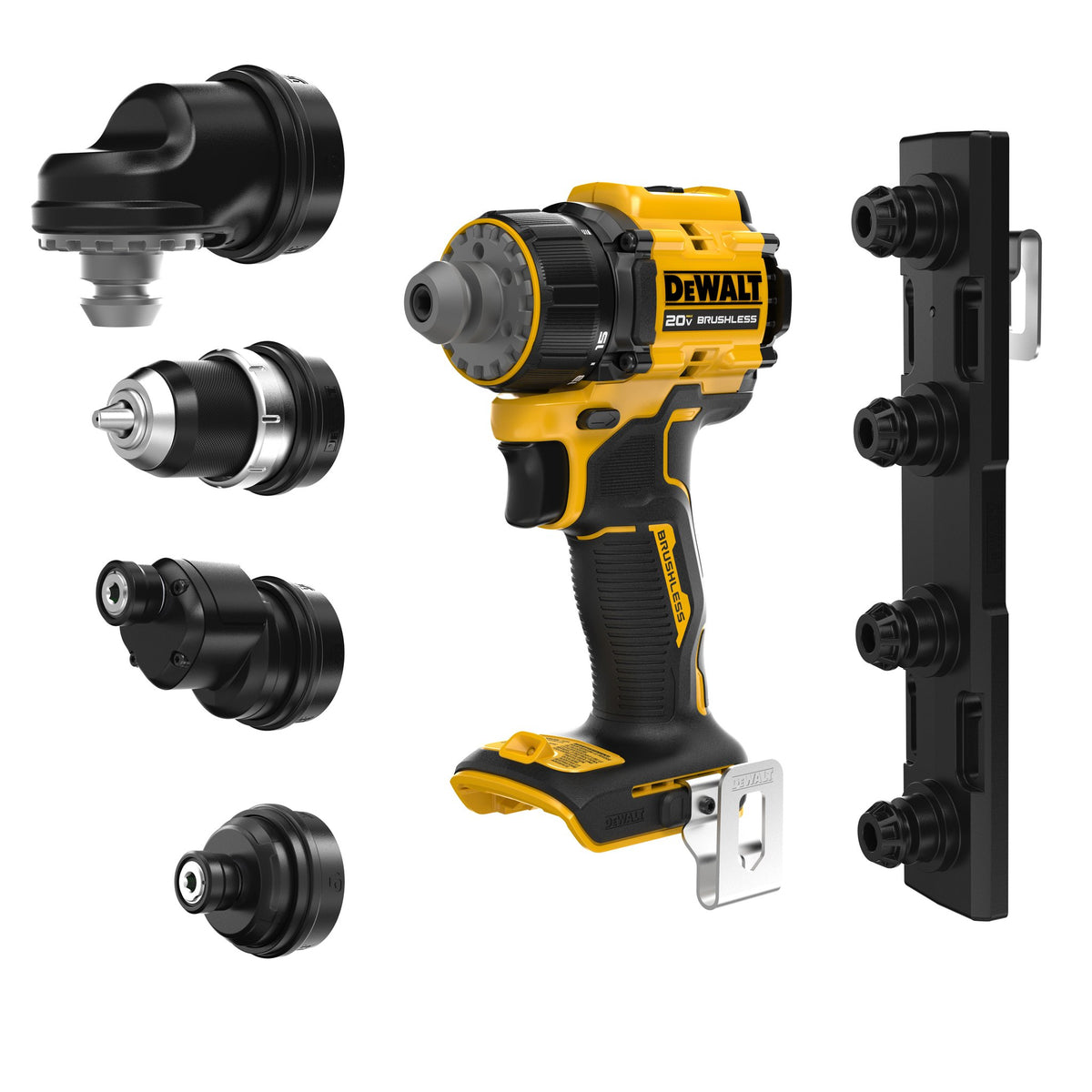 DEWALT DCD803B ATOMIC 20V MAX Brushless Cordless Multi-Head Drill/Driver (Tool Only) - product view