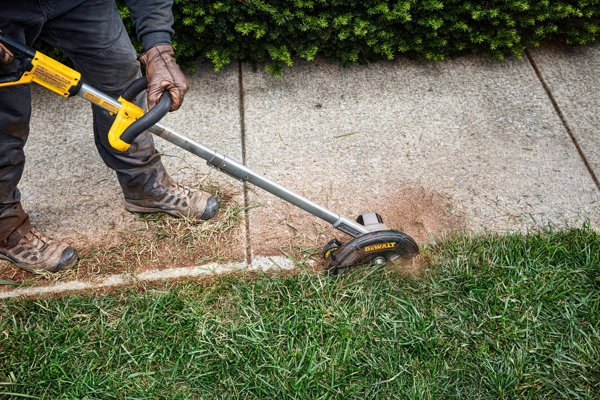 DEWALT DCED400B 20V MAX* Brushless Cordless Edger (Tool Only) - in use