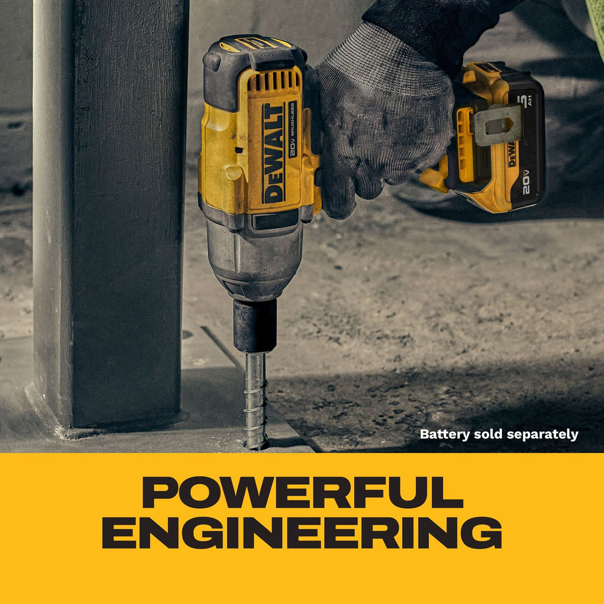 DEWALT DCF900B 20V MAX XR 1/2 in. High Torque Impact Wrench with Hog Ring Anvil (Tool Only) - feature callout