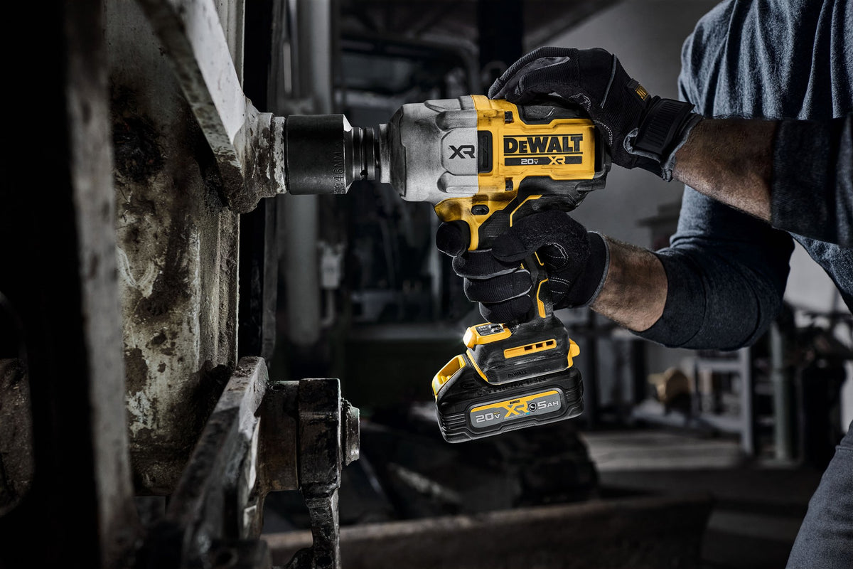 DEWALT DCF964B 20V Max 3/4" Impact Wrench - in use