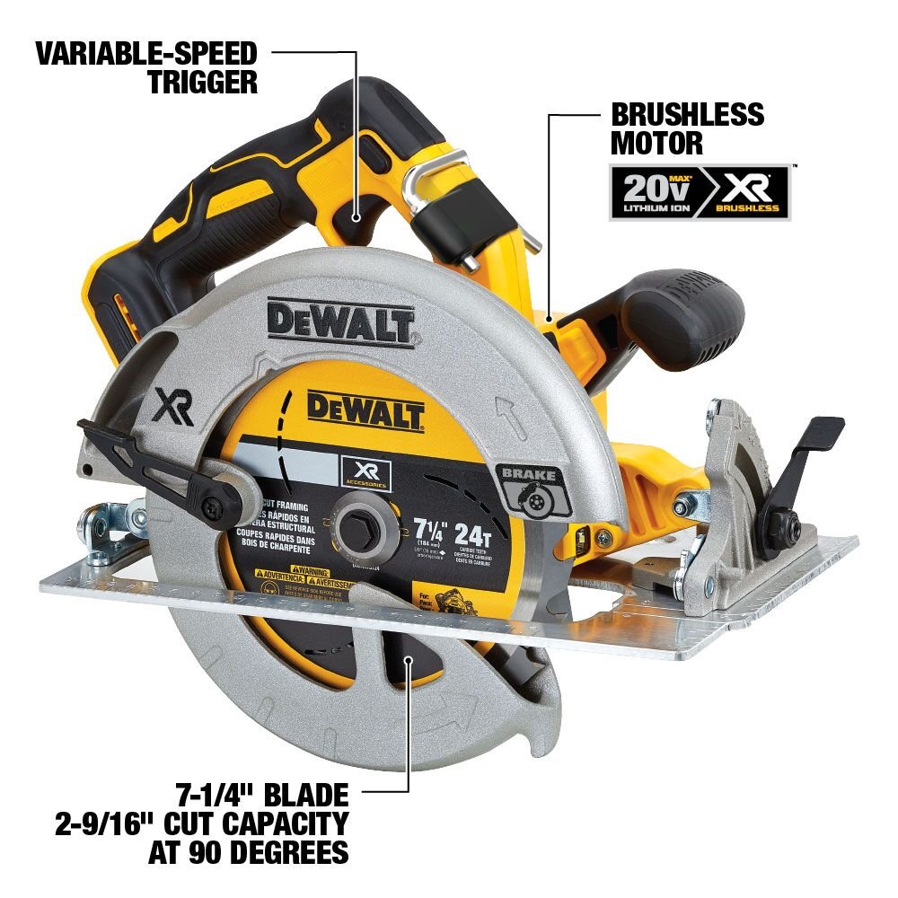 DEWALT DCK695P2 20V MAX XR 6-Tool Combo Kit - feature callout