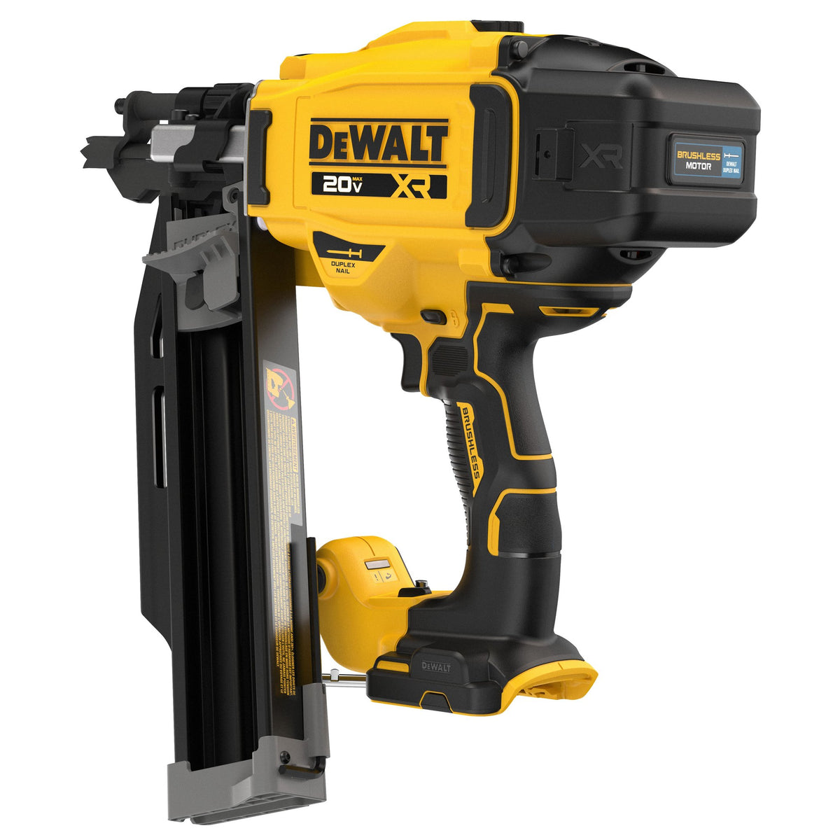 DEWALT DCN910B 20V MAX XR Brushless 21-Degree Plastic Collated Duplex Nailer - product view