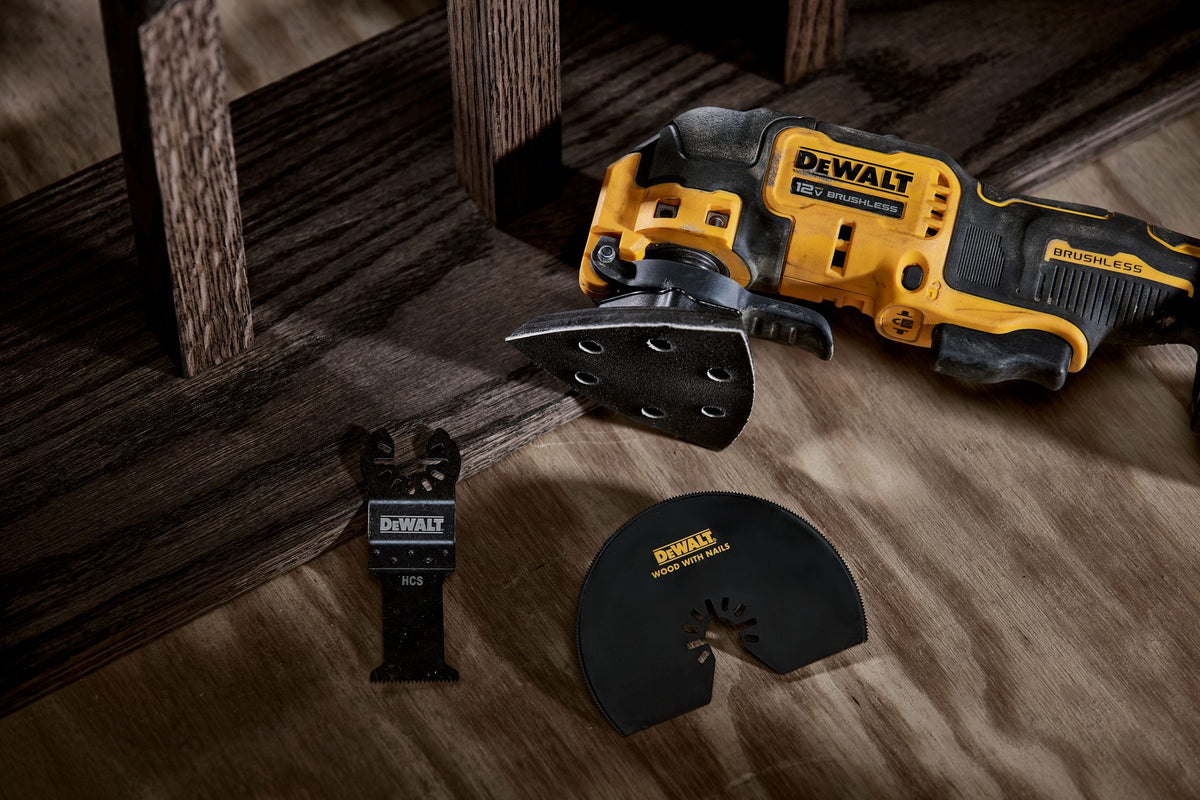 DEWALT DCS353B XTREME™ 12V MAX* Brushless Cordless Oscillating Tool (Tool Only) - in use