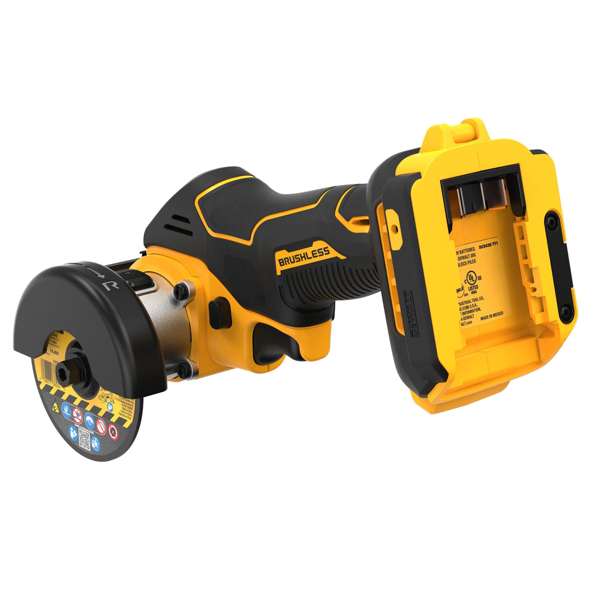 DEWALT DCS438B 20V MAX* XR® Brushless Cordless 3 in. Cut-Off Tool (Tool Only) - product view