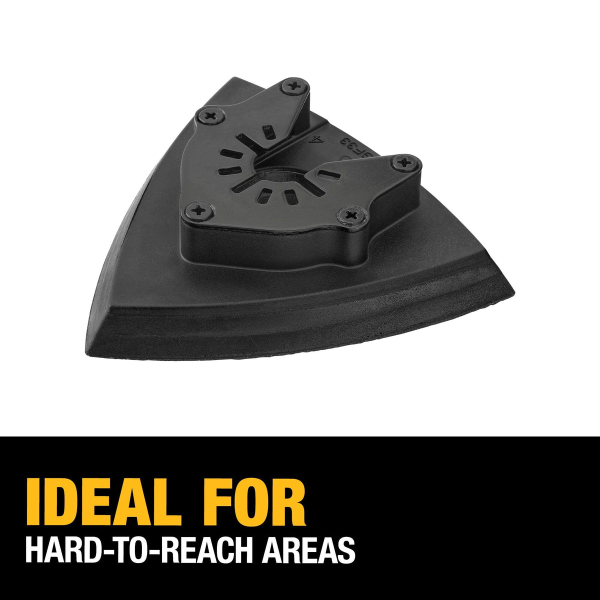DEWALT DWA4200 1-1/4 In Titanium Oscillating Tool Blade For Sanding (1 Pack) - feature callout