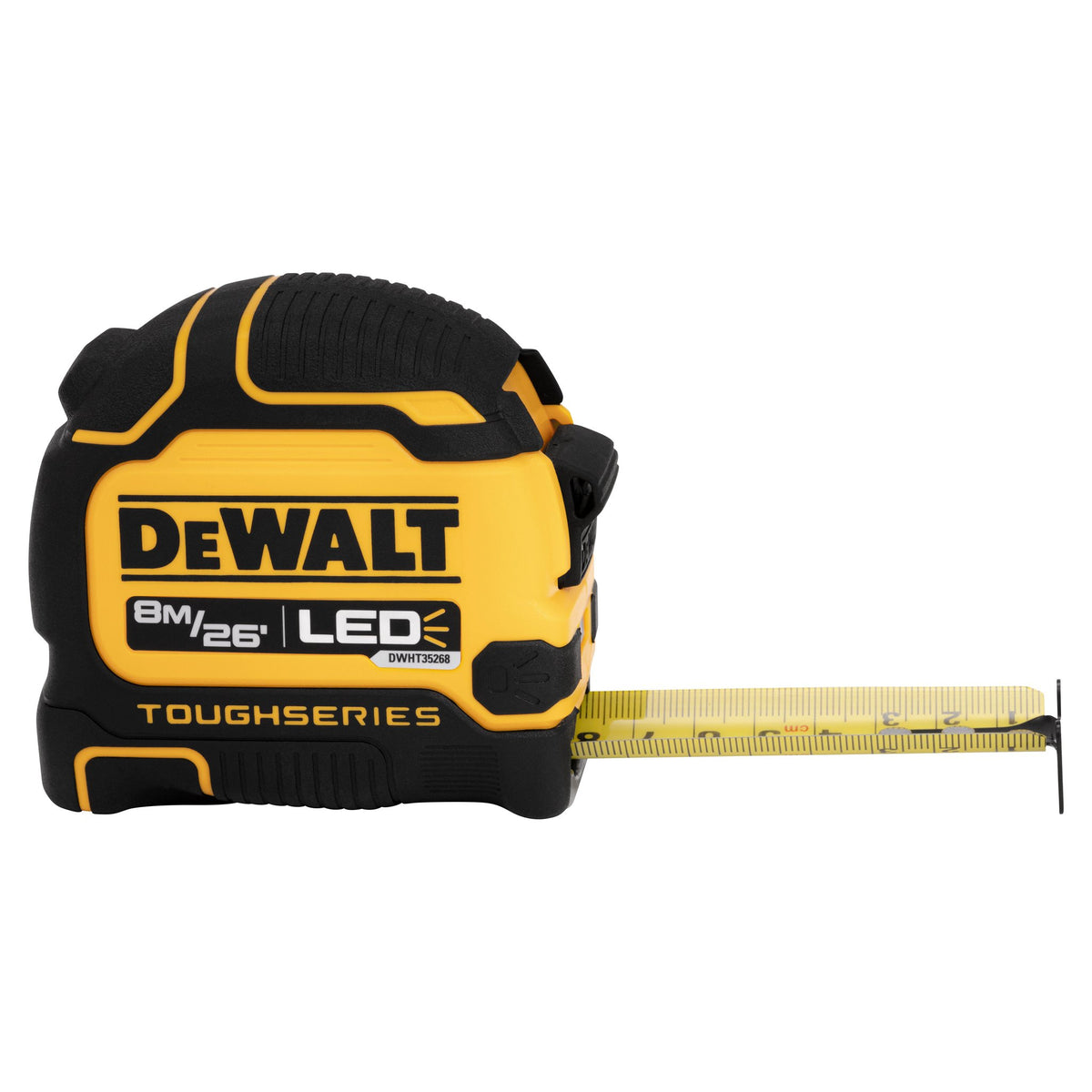 DEWALT DWHT35268S 8M/26Ft Dewalt Lighted Tape Measure - product view