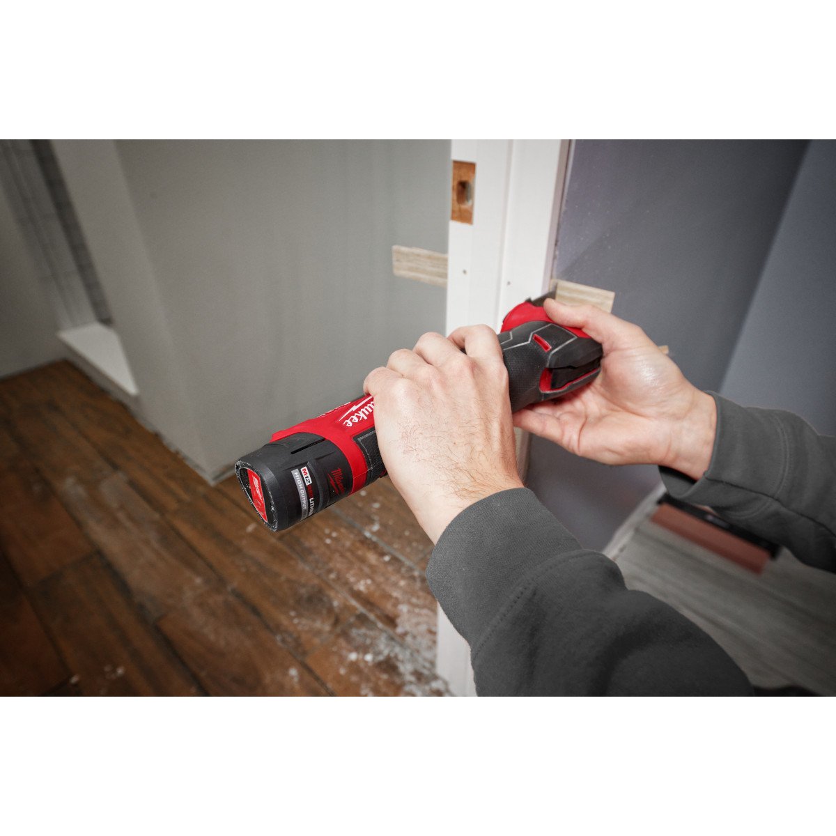 Milwaukee 48-11-2425 M12 REDLITHIUM™ HIGH OUTPUT™ CP2.5 Battery Pack - in use