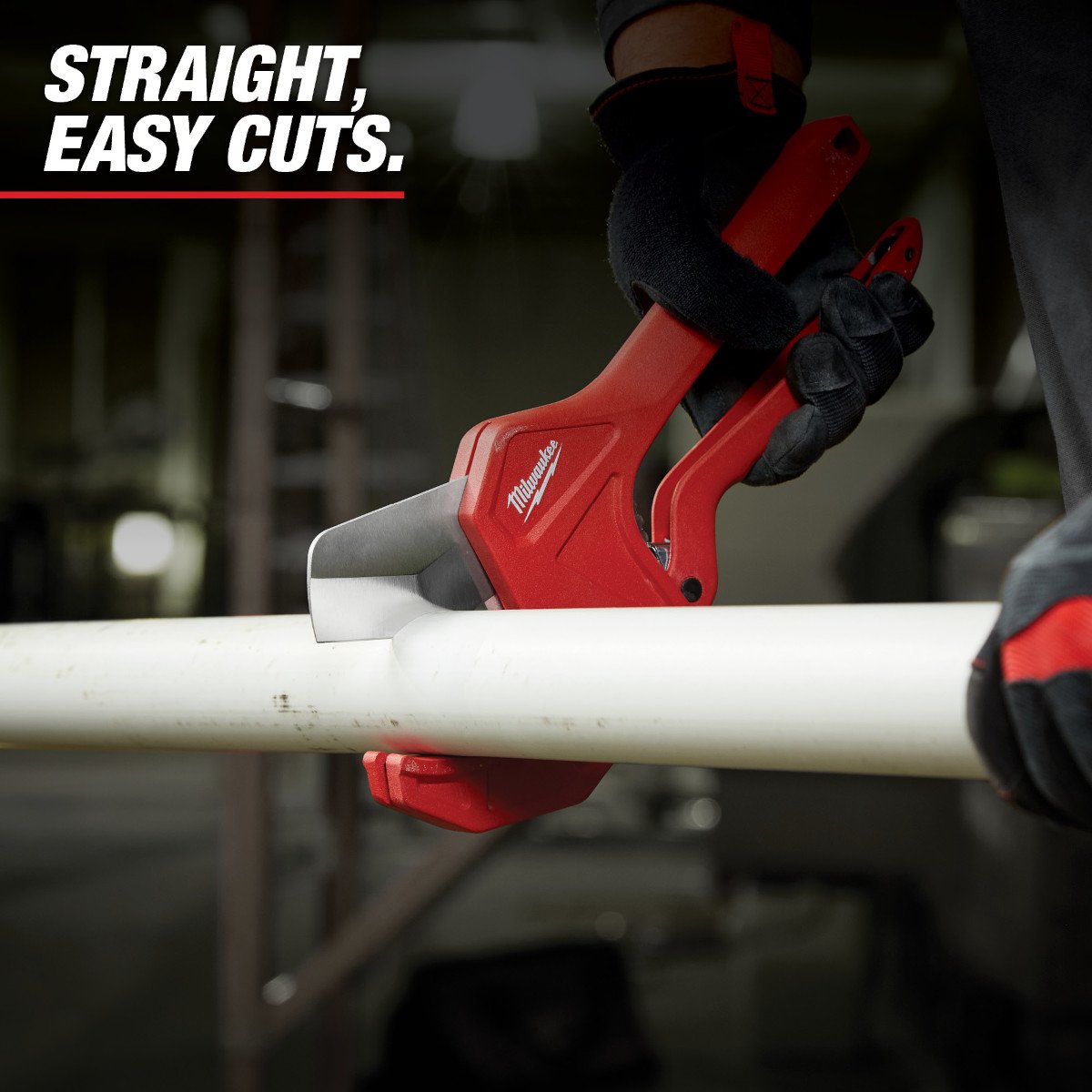 Milwaukee 48-22-4215 2-3/8" Ratcheting Pipe Cutter - feature callout