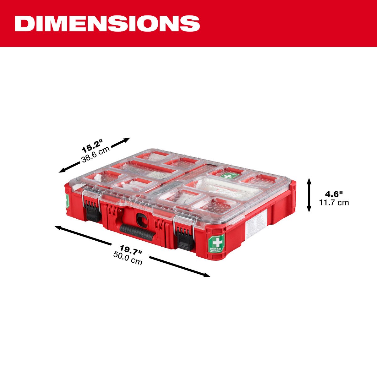 Milwaukee 48-73-8430N PACKOUT™ First Aid Kit TYPE III - feature callout