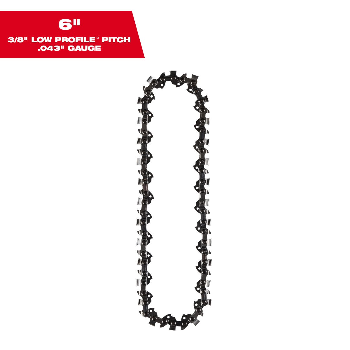 Milwaukee 49-16-2732 6 in. Saw Chain - feature callout