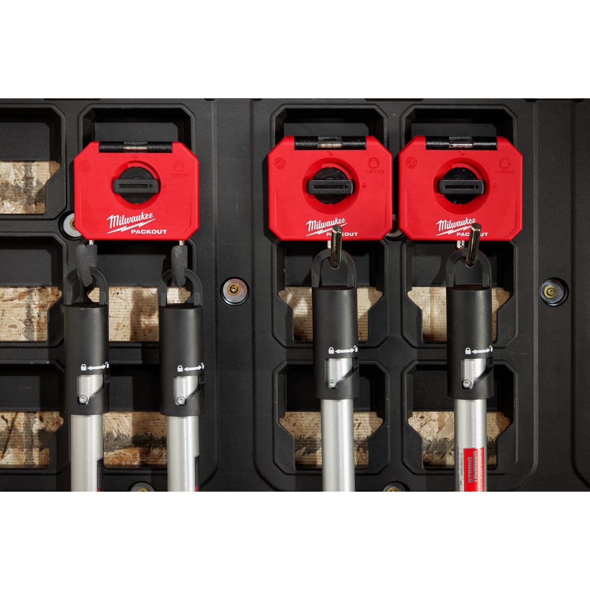 Milwaukee 49-16-2785 M18 FUEL™ QUIK-LOK™ Attachment Hanger 3pk - in use