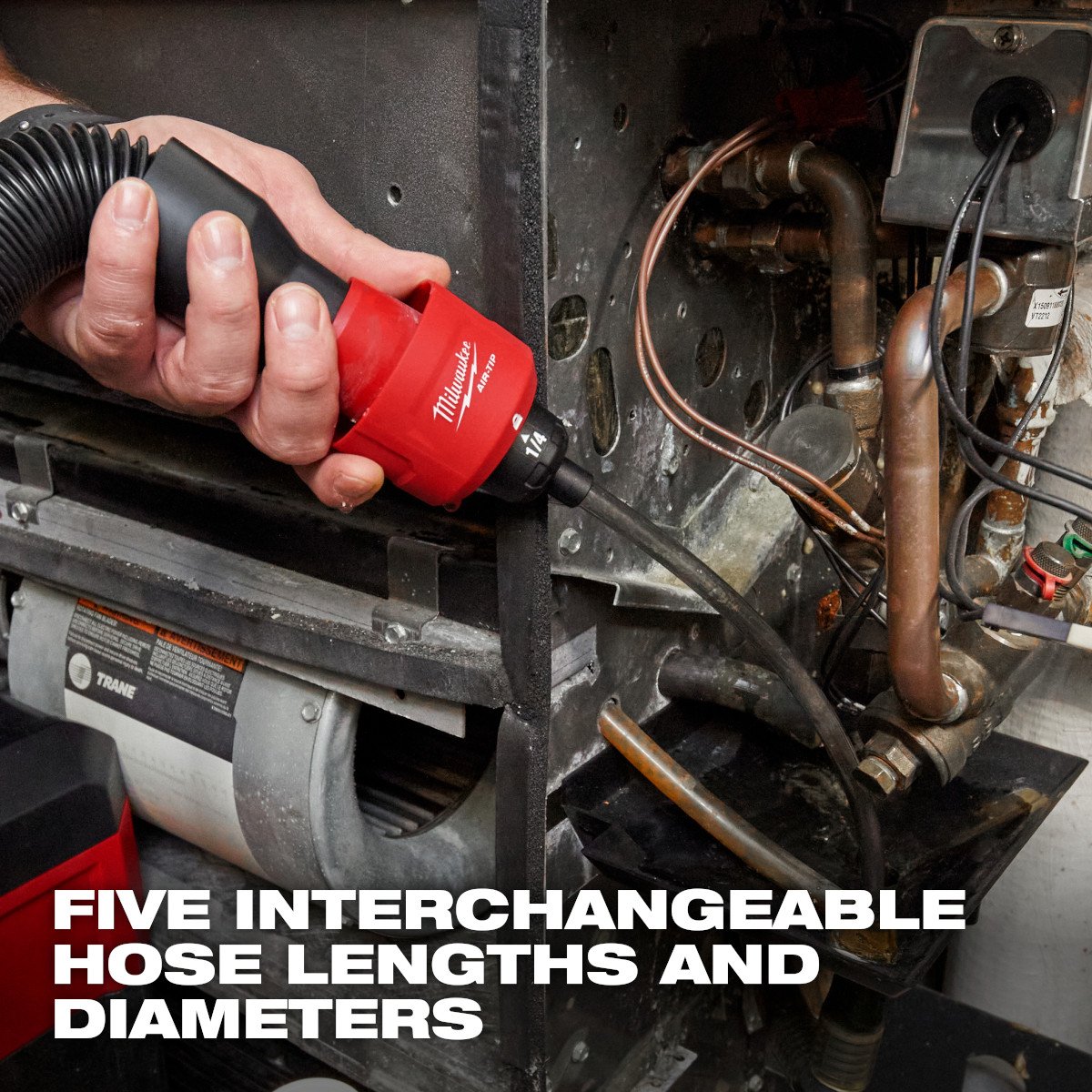 Milwaukee 49-90-2037 AIR-TIP™ Long Reach Flexible Micro Hose Set - feature callout