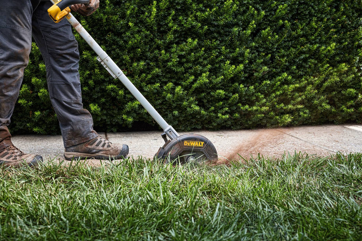 DEWALT DCED400B 20V MAX* Brushless Cordless Edger (Tool Only) - in use