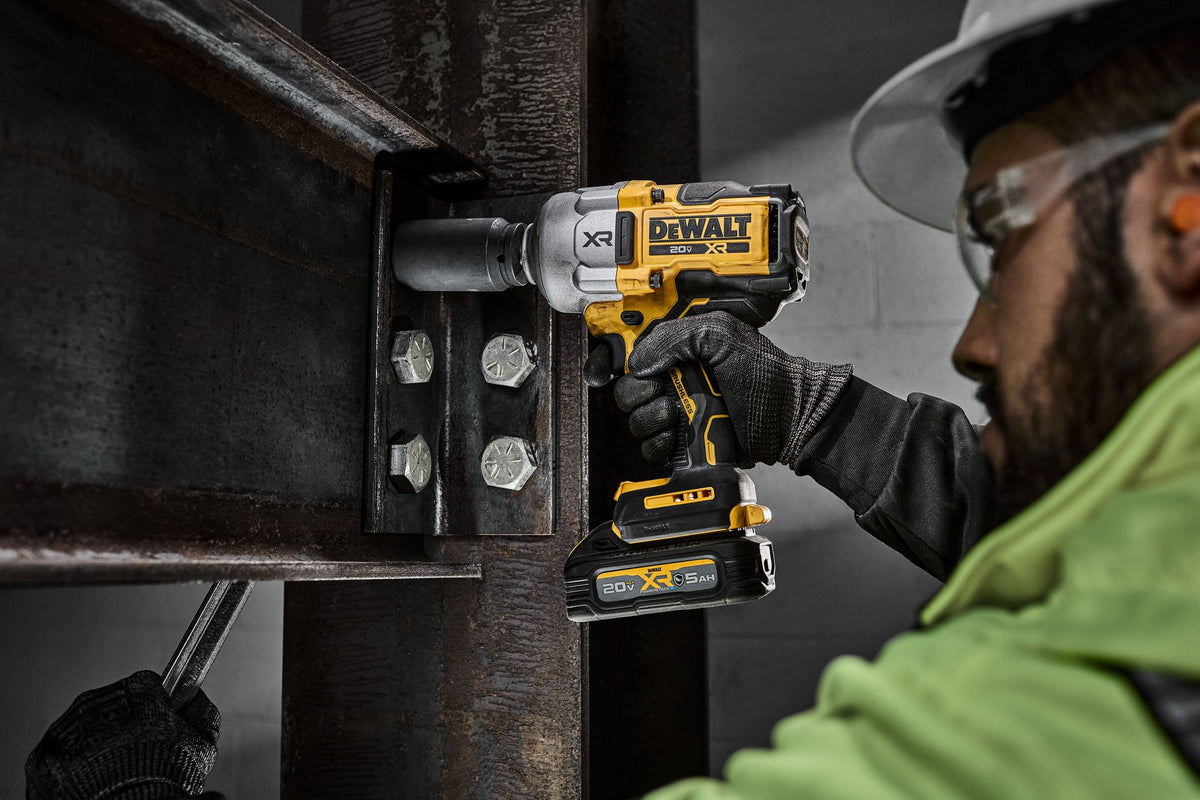DEWALT DCF964B 20V Max 3/4" Impact Wrench - in use
