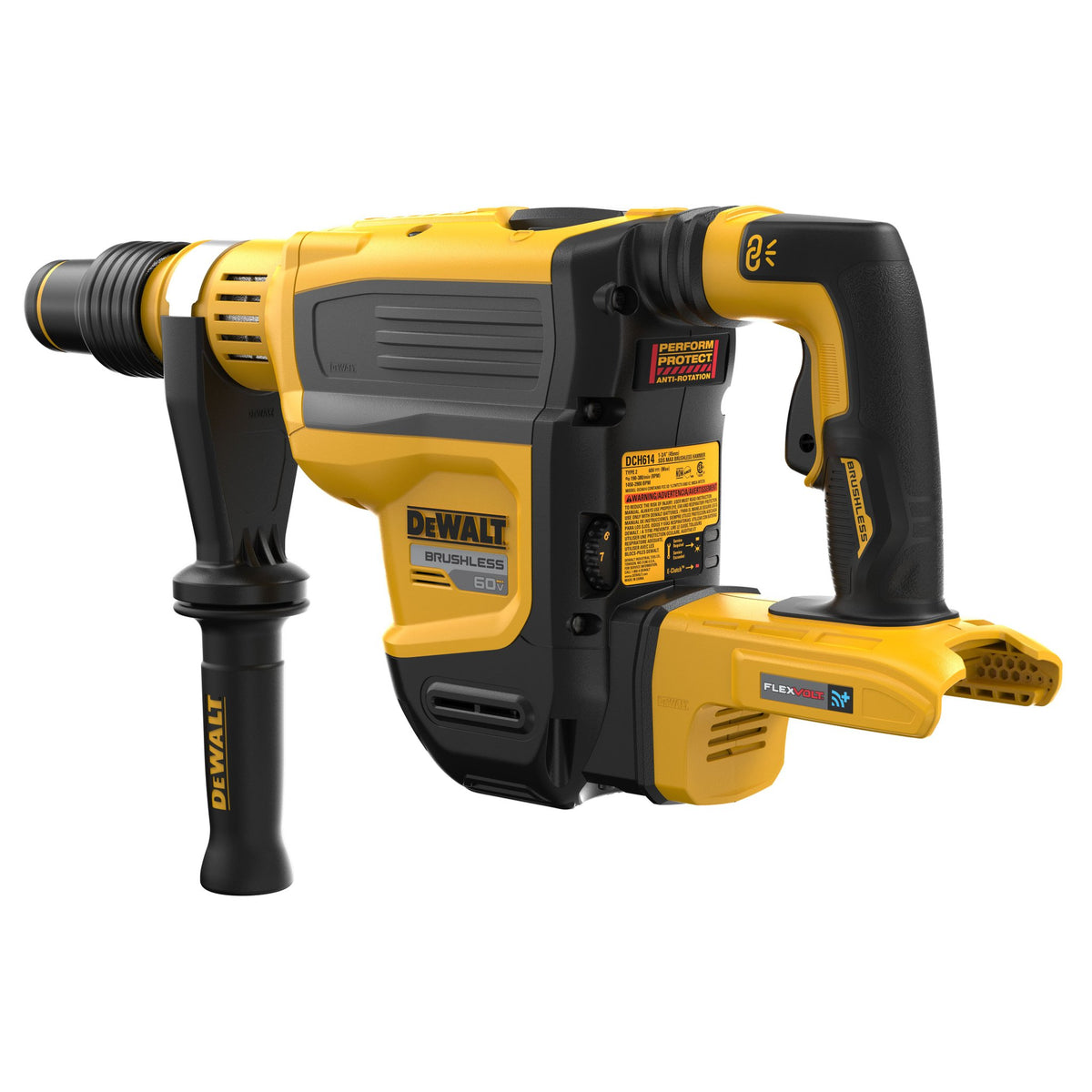 DEWALT DCH614B 60V MAX FLEXVOLT 1-3/4" SDS MAX ROTARY HAMMER - TOOL ONLY - product view
