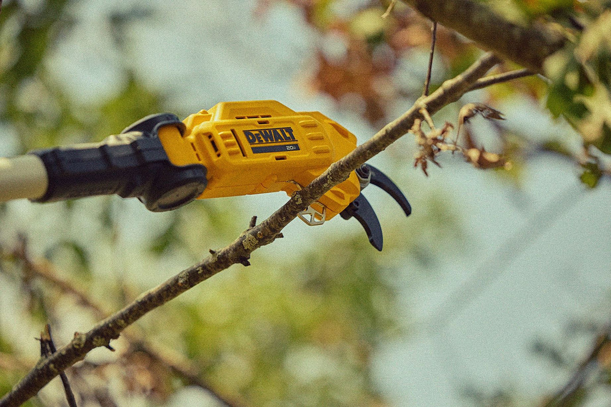 DEWALT DCPPR320B Pole Pruner (Bare Tool) - in use
