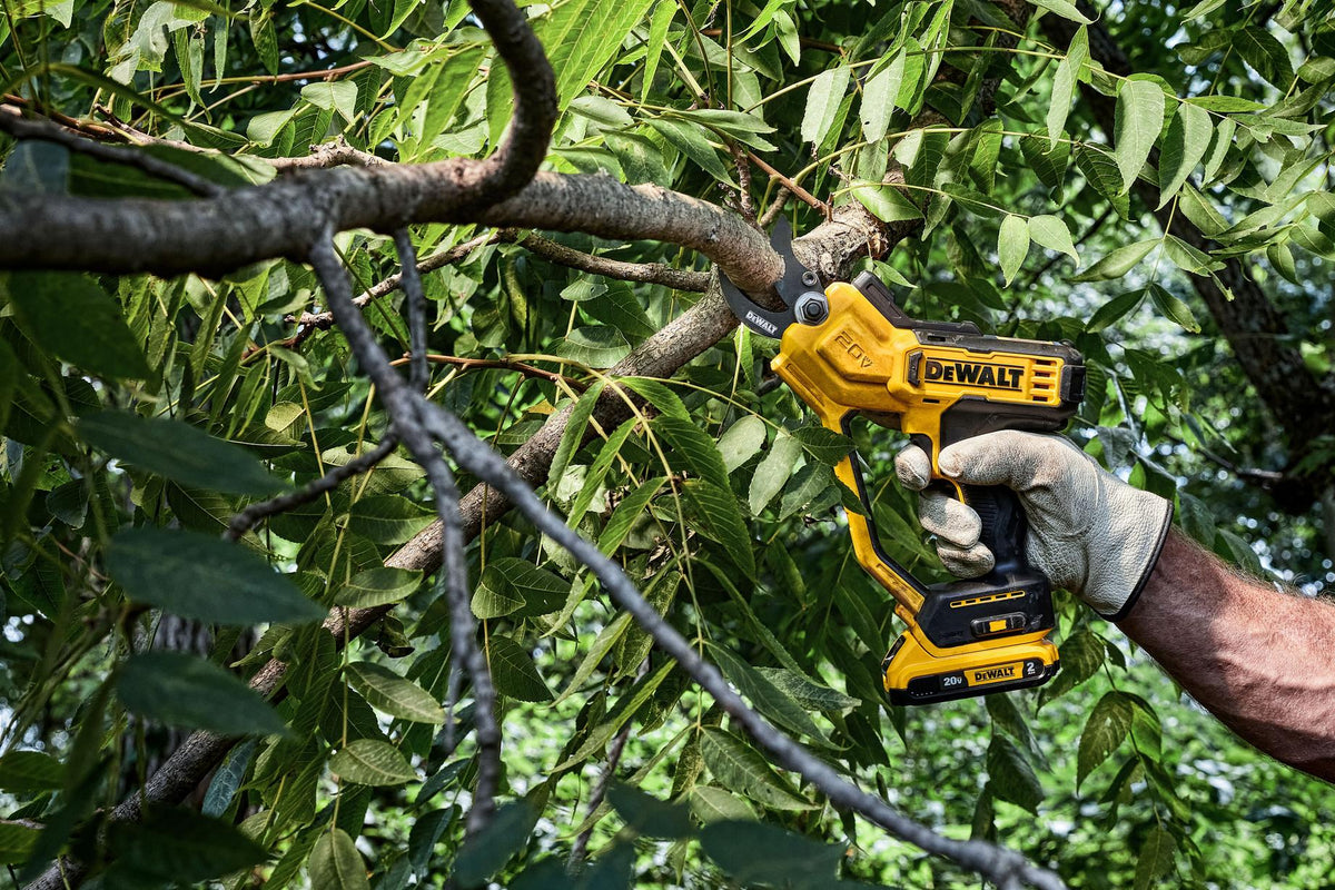 DEWALT DCPR320B 20V Max Pruner (Tool Only) - in use