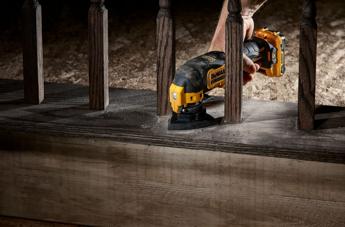 DEWALT DCS353B XTREME™ 12V MAX* Brushless Cordless Oscillating Tool (Tool Only) - in use