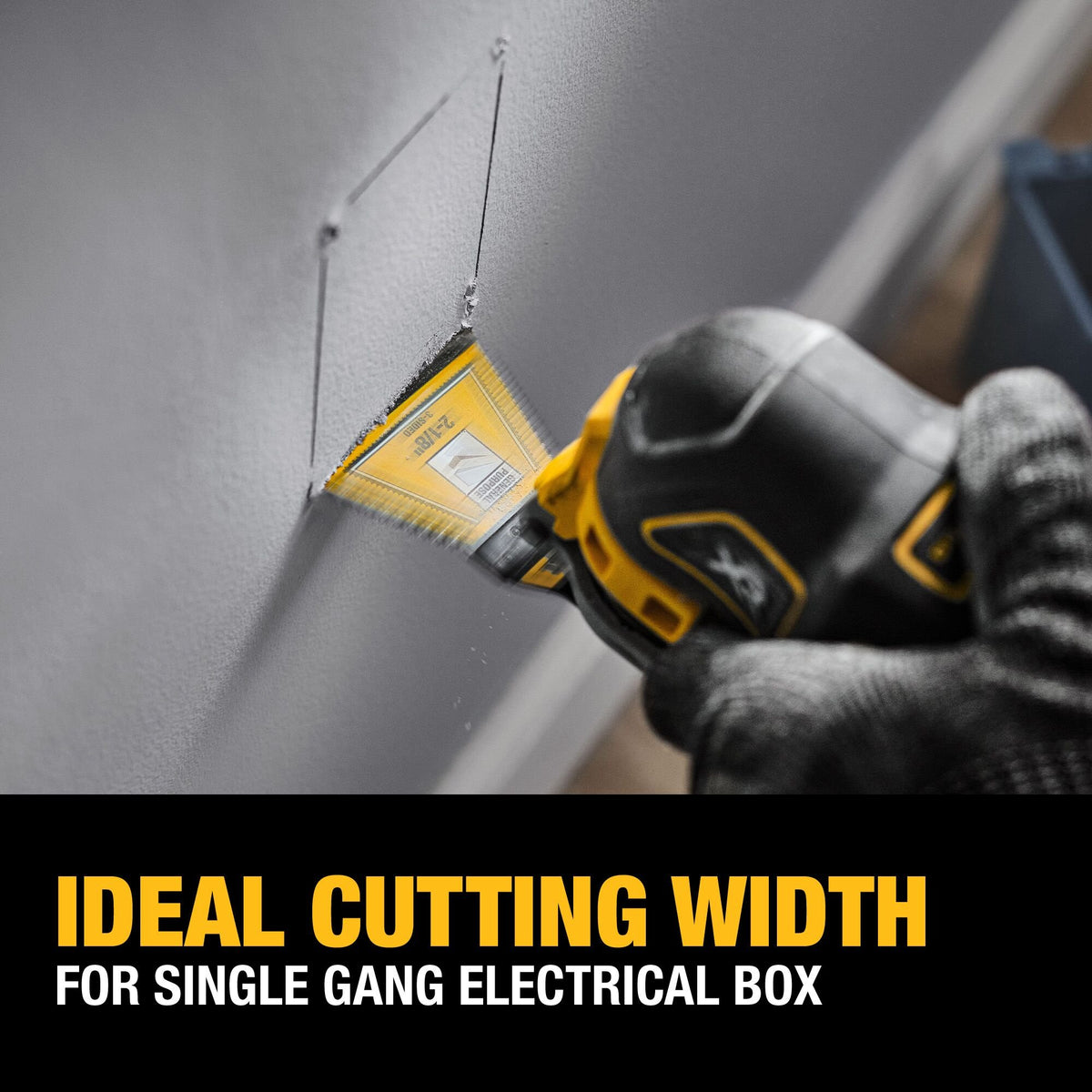 DEWALT DWA4283B Oscillating 2 1/8In 3-Sided Bimetal 10 Piece - feature callout