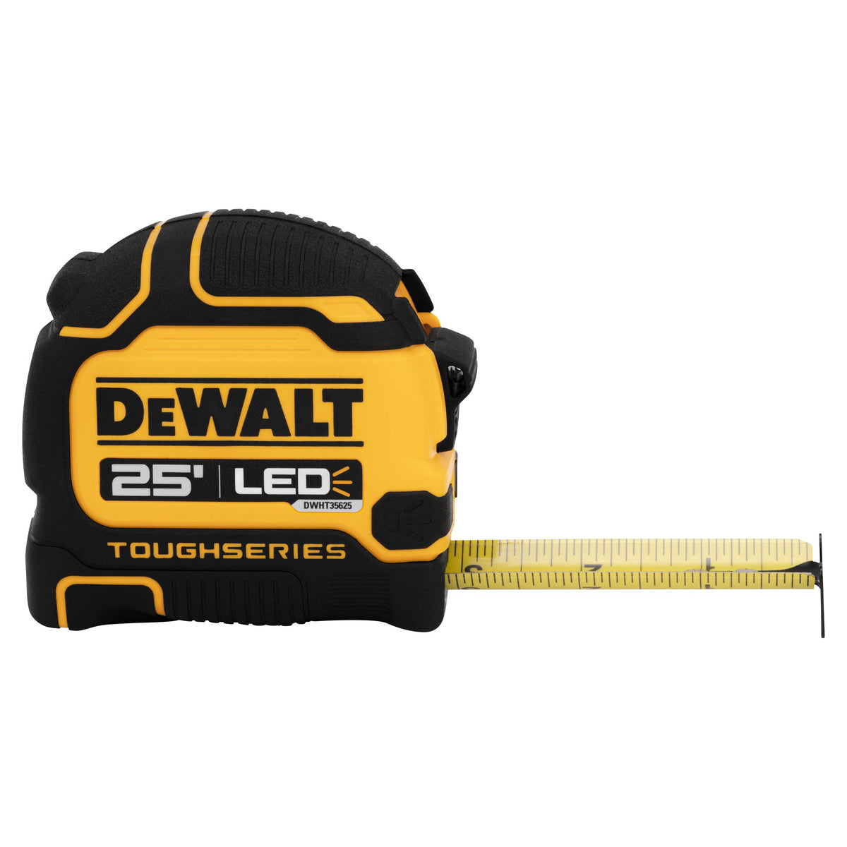 DEWALT DWHT35625S TOUGHSERIES 25 FT Lighted Tape Measure - product view