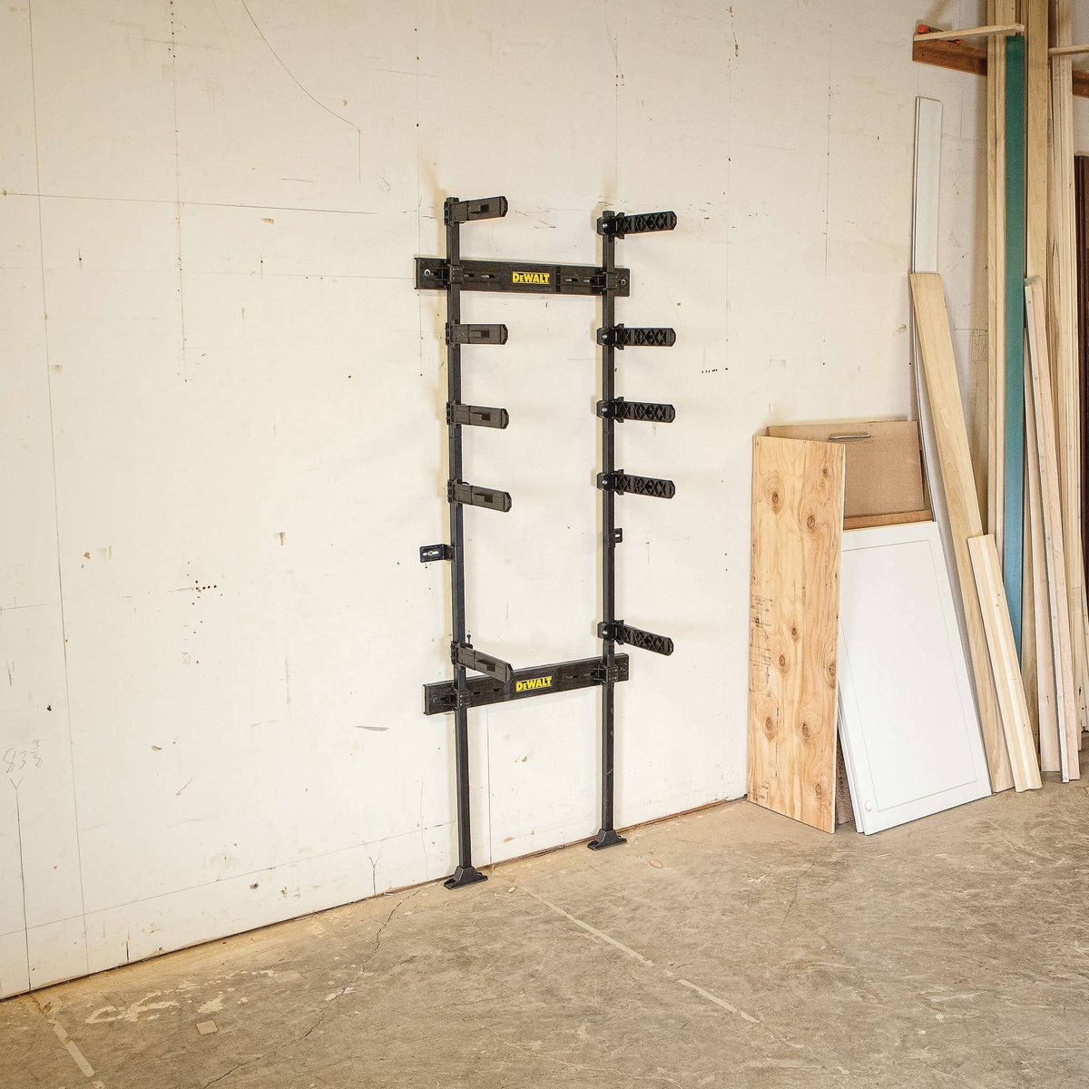 DEWALT DWST08260 Garage Storage Rack, Tough System - in use