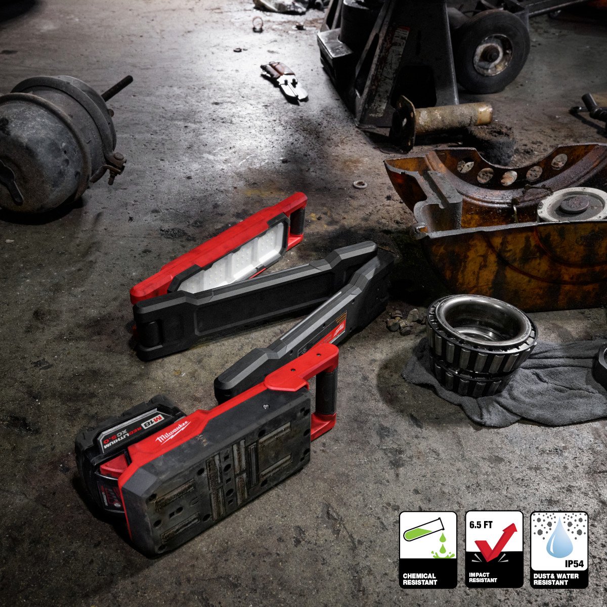 Milwaukee 2129-20 M18™ Magnetic Extendable Boom Light - feature callout