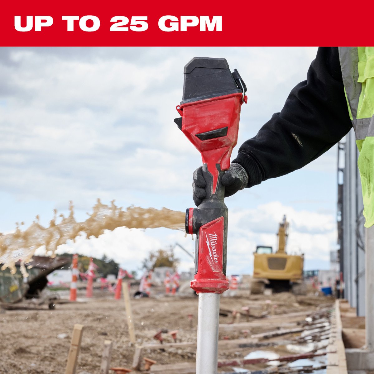 Milwaukee 2940-20 M18™ Brushless Stick Transfer Pump - feature callout