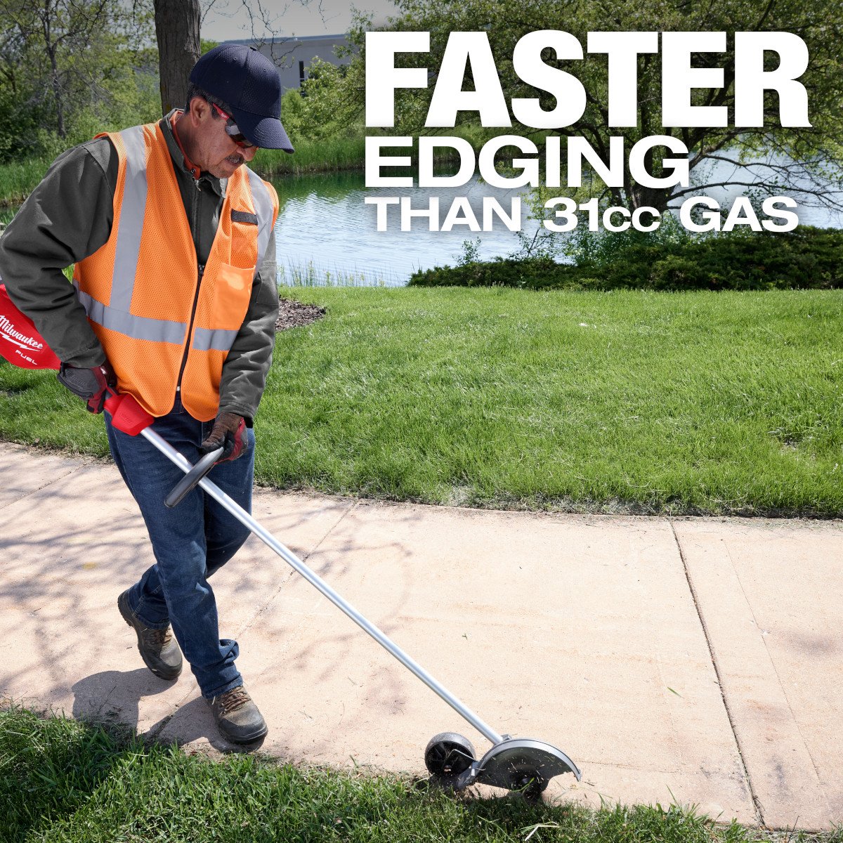 Milwaukee 3011-21HD M18 FUEL™ Edger Kit - feature callout