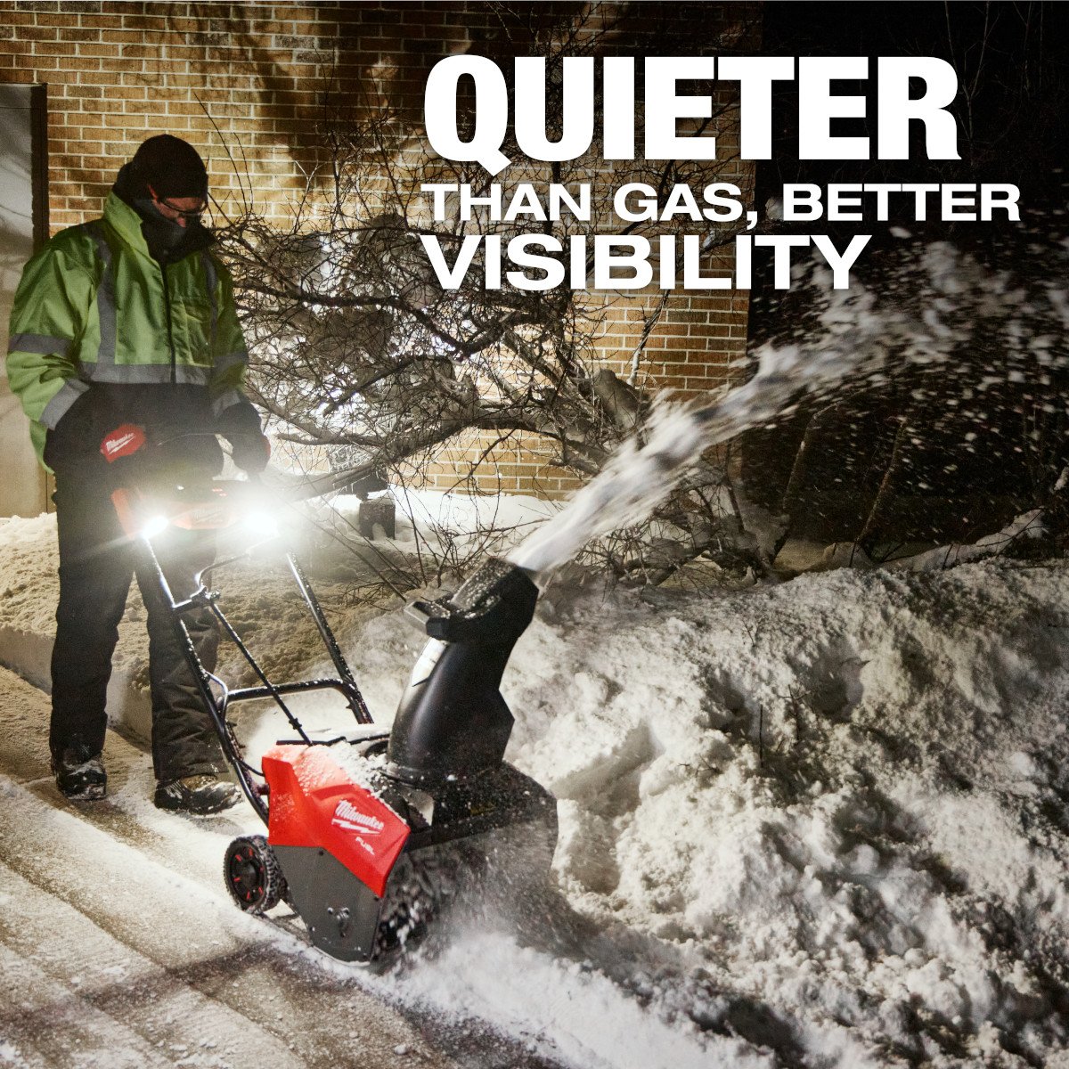 Milwaukee 3036-22HD M18 FUEL™ 21" Auger Propelled Dual Battery Single Stage Snow Blower Kit - feature callout