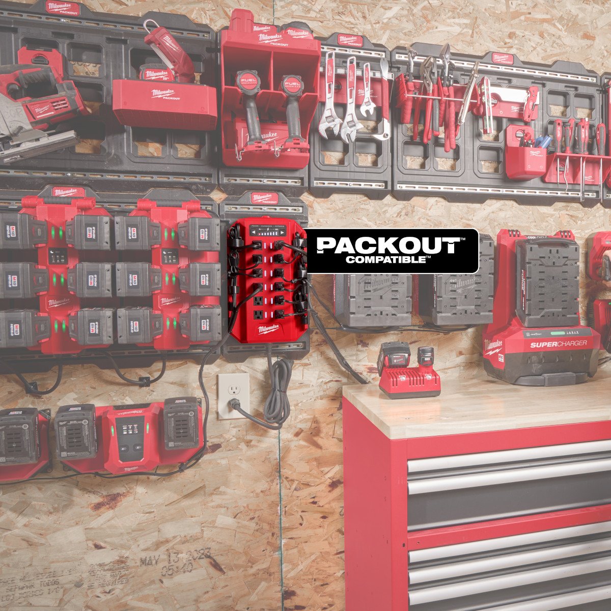 Milwaukee 3333-15A Power Manager – 15 Amp Circuit - feature callout