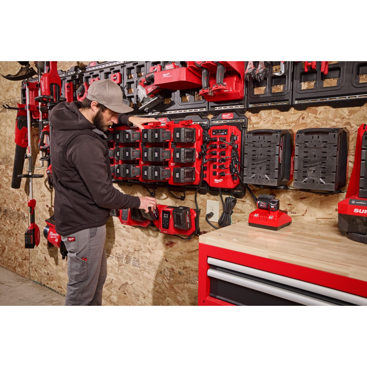 Milwaukee 3333-20A Power Manager – 20 Amp Circuit - in use