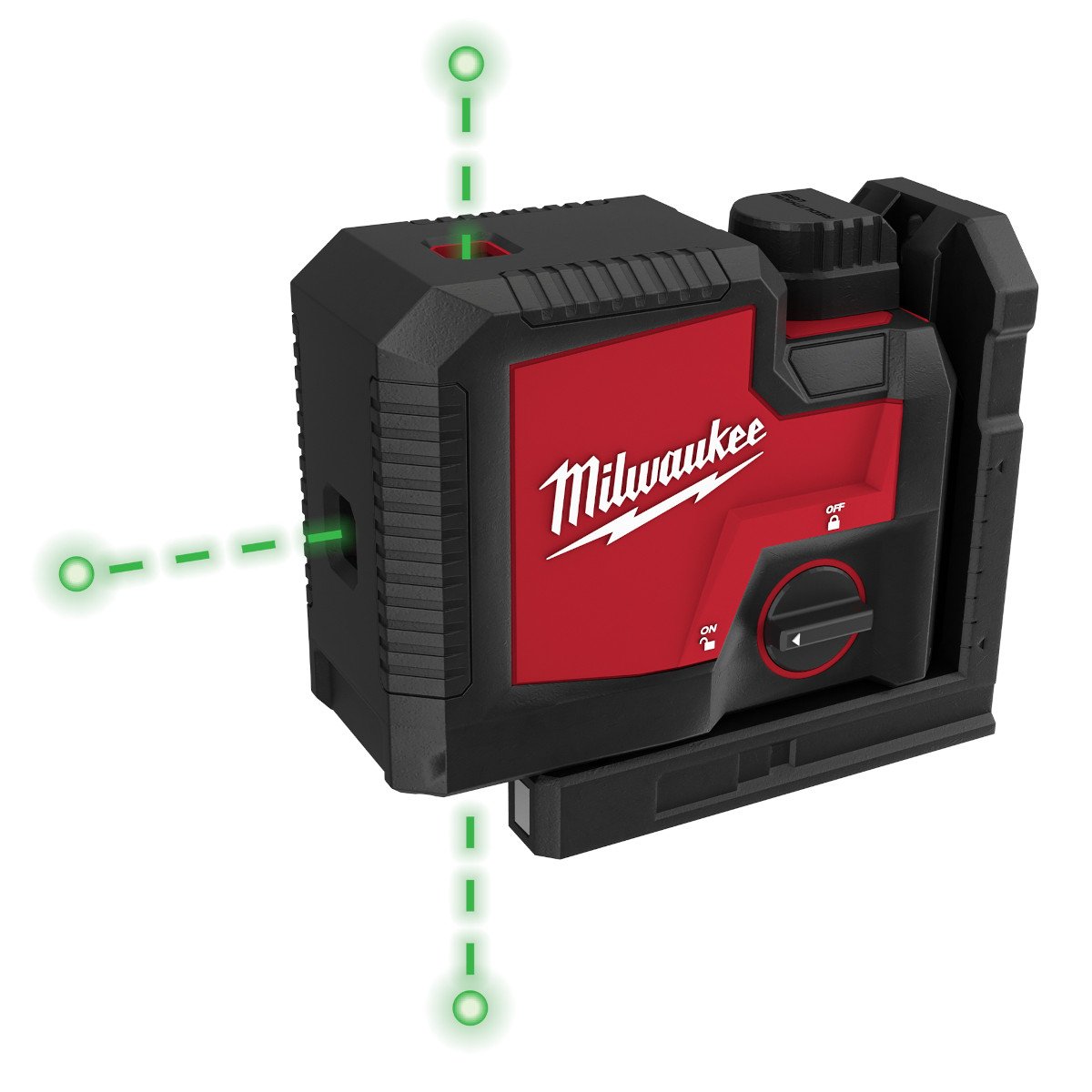 Milwaukee 3510-21 USB Rechargeable Green 3-Point Laser - product view