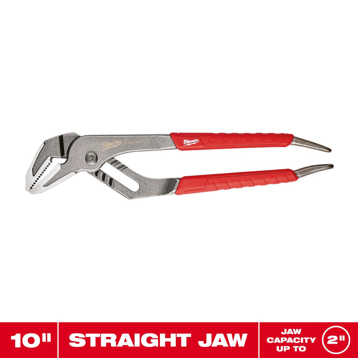 Milwaukee 48-22-6310 10 in. Straight-Jaw Pliers - feature callout