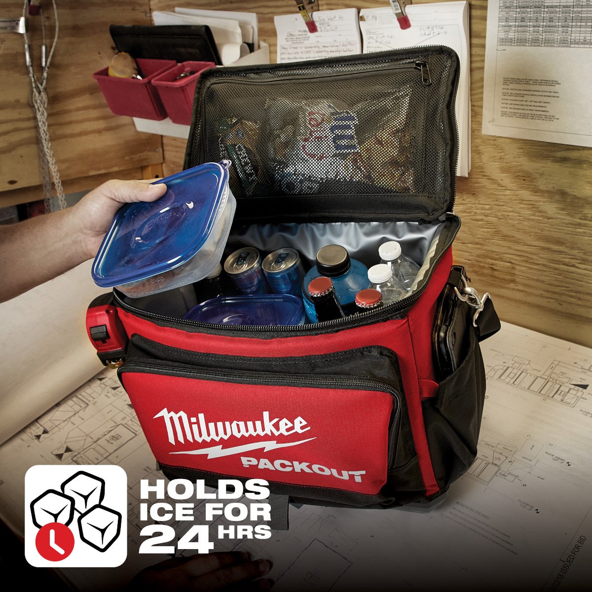 Milwaukee 48-22-8302 PACKOUT™ Cooler - feature callout