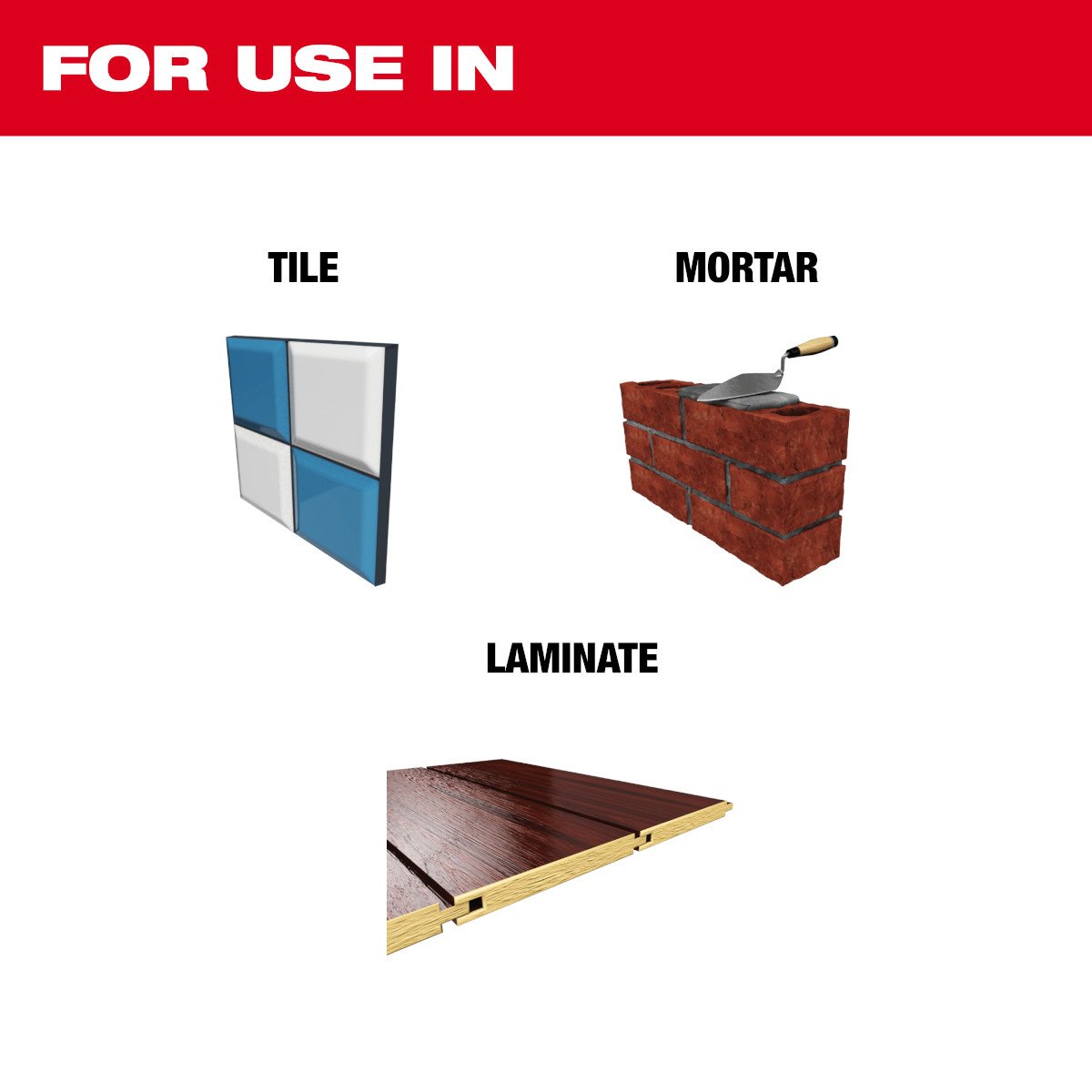 Milwaukee 48-62-6030 SDS PLUS SLEDGE™ 1-7/8" Tile Chisel - feature callout