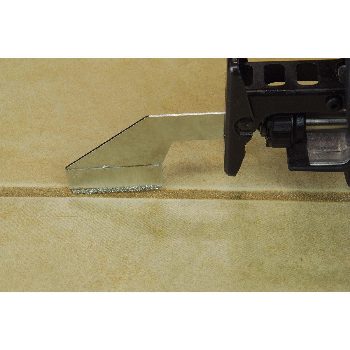 Milwaukee 49-00-5450 Grout Removal Tool - in use