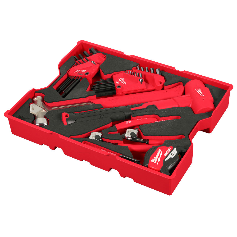 MILWAUKEE 48-22-0161 28pc Hex Key & Hammer Set w/Foam