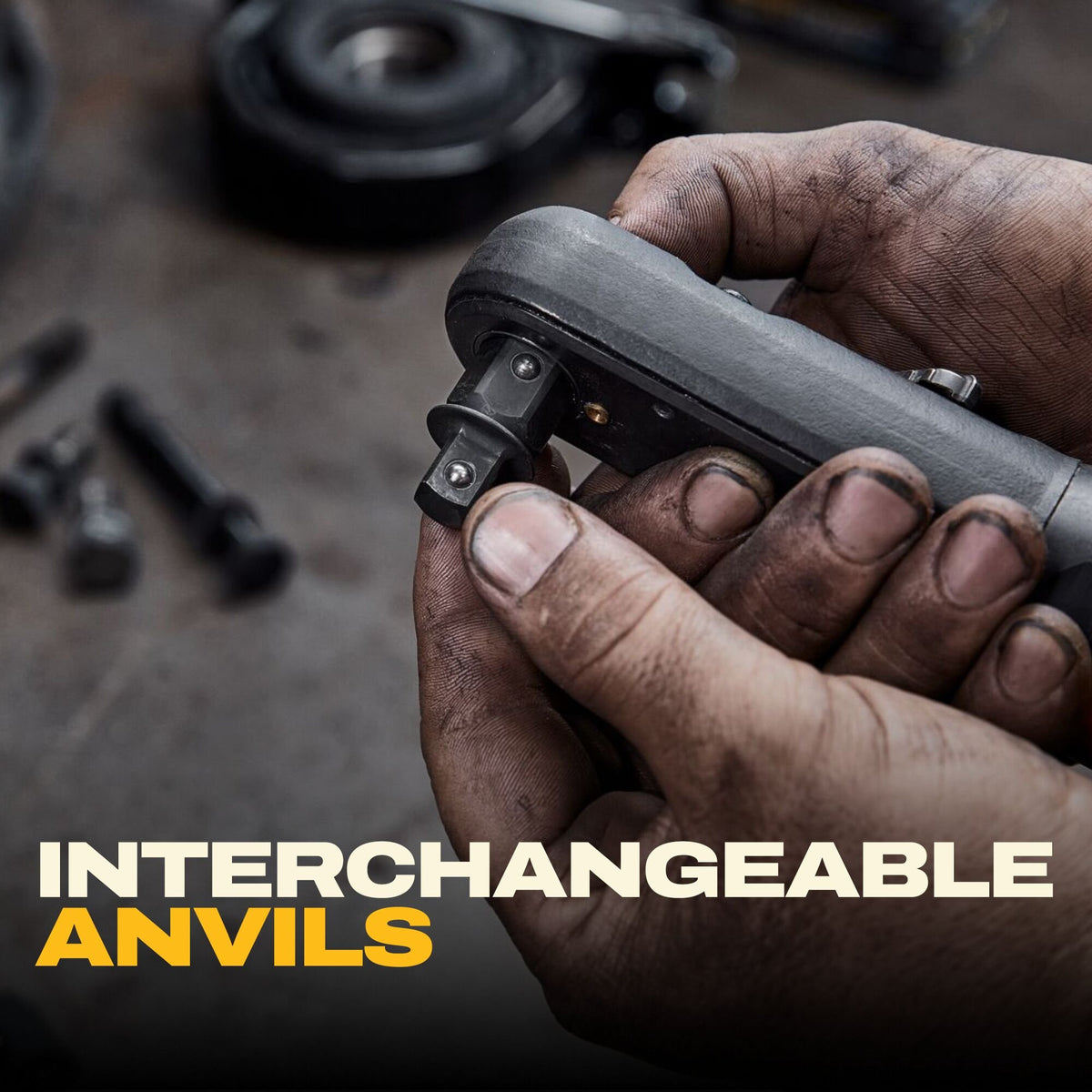 DEWALT DCF510B 20V MAX XTREME Cordless Brushless 3/8 in & 1/2 in Ratcheting Wrench - feature callout