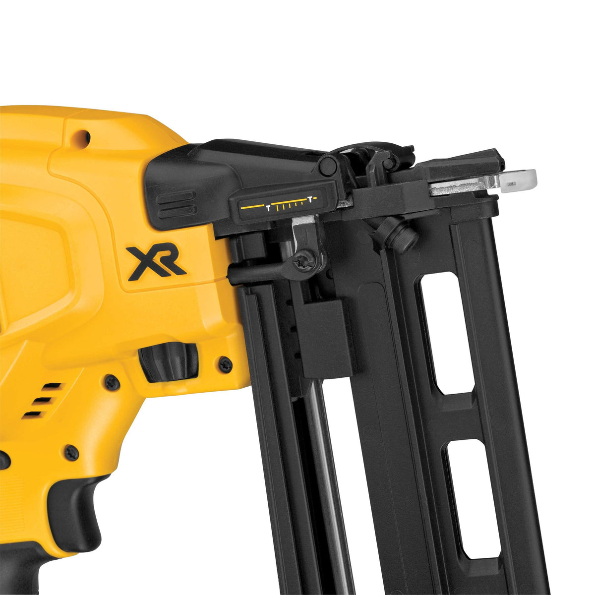 DEWALT DCN662D1 20V MAX 16GA ST FINISH NAILER KIT - detail close-up